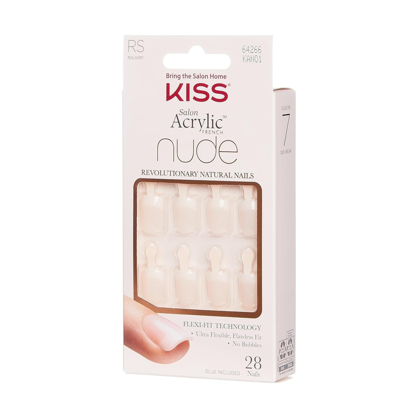 Kiss Nude Nails Niesamowite paznokcie (zestaw 2 sztuk)