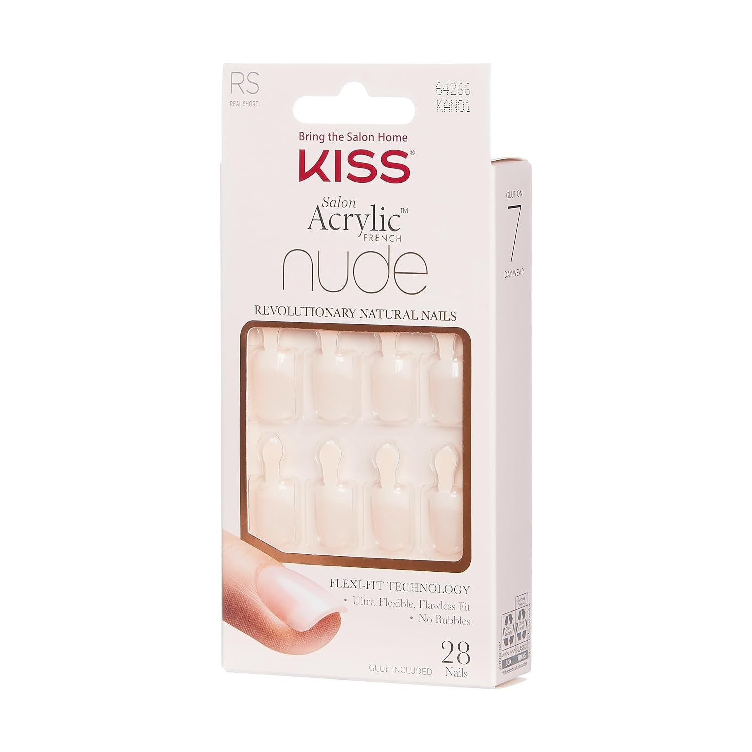 Kiss Nude Nails Niesamowite paznokcie (zestaw 2 sztuk)
