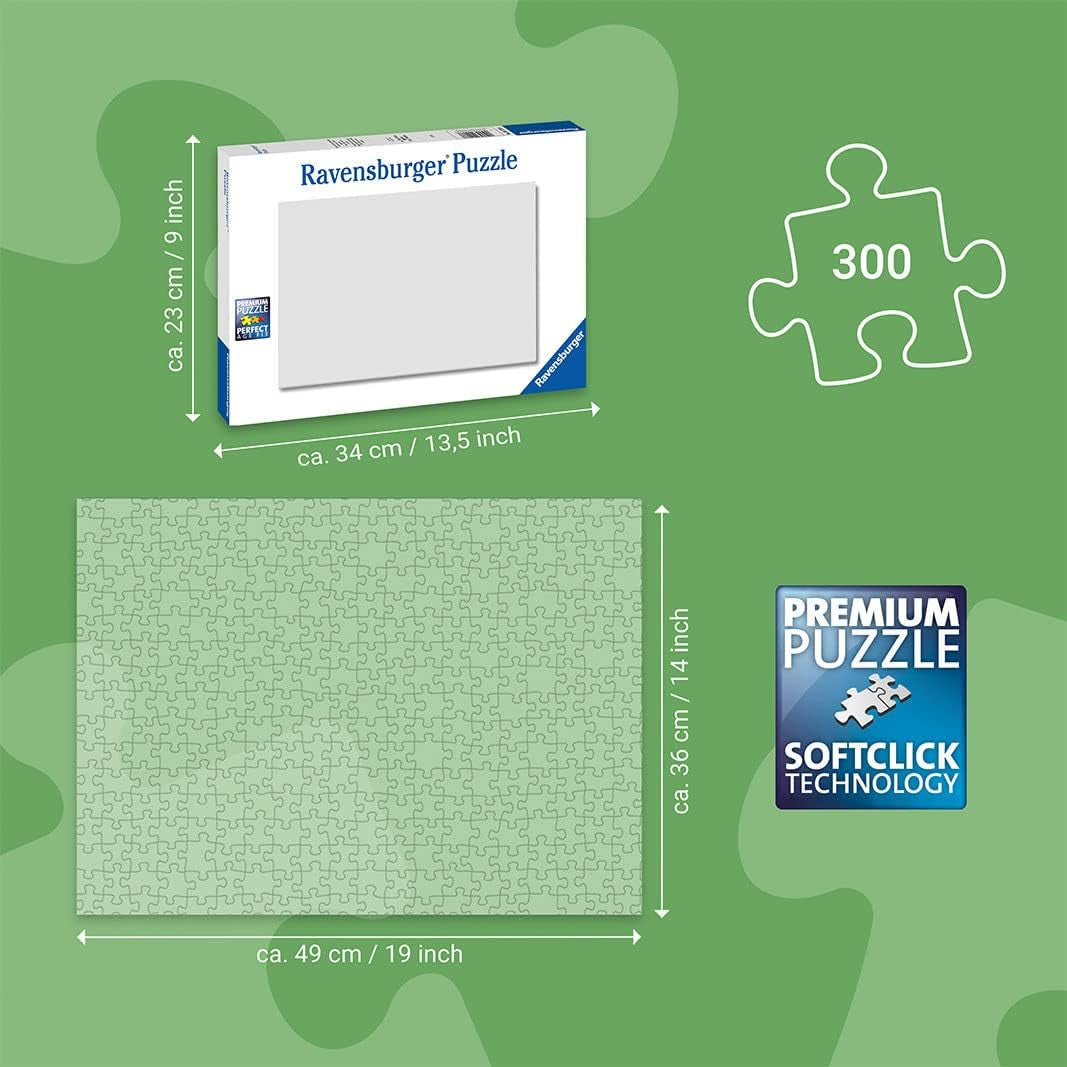 Puzzle dla dzieci Ravensburger - 13354 Proszę, uśmiechnij się! - Układanka składająca się z 300 elementów dla dzieci od 9 roku życia. Puzzle Naty Shop