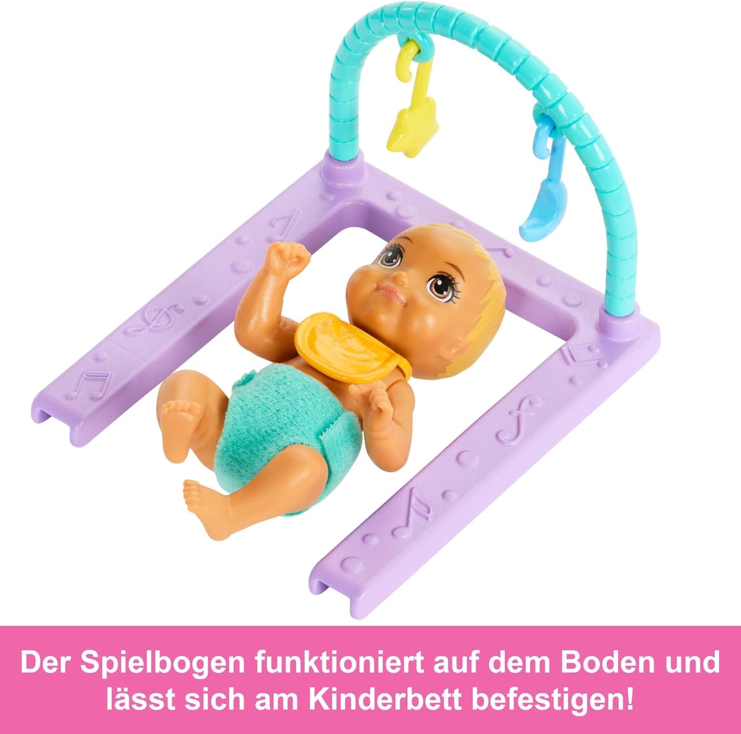 Lalka Barbie Skipper i żłobek z akcesoriami, w tym lalki bliźniacze, 1 łóżeczko, 1 huśtawka, 1 bujak i wiele innych, lalki HXM99 Naty Shop