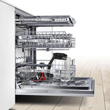 Mikser stojący Bosch Vitapower Serie 4 MMB6382M, Edelstahl-Klingen Made in Germany, 1,5 l Thermosafe Glasbehälter, Stopfer, Sicherheitsdeckel, Spülmaschinengeeignete Teile, 30 000 U/Min, 1200 W, Edelstahl Kitchen Naty Shop