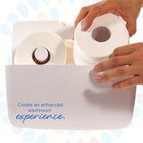 Rolki papieru toaletowego Kleenex Premium 8484, papier toaletowy 24 rolki x 160 dmuchanych arkuszy, 4-warstwowy papier toaletowy, 100% czystego włókna, wysokiej jakości, odporny na rozdarcie i miękki (2 opakowania)