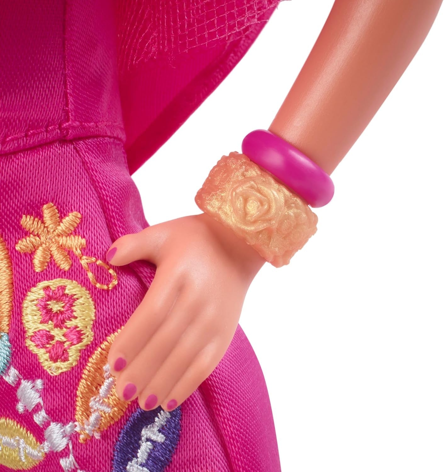 Lalka Barbie Day of the Dead – edycja limitowana z tradycyjnym strojem i biżuterią, zawiera stojak i certyfikat kolekcjonerski, dla kolekcjonerów i fanów w wieku od 6 lat, HJX14