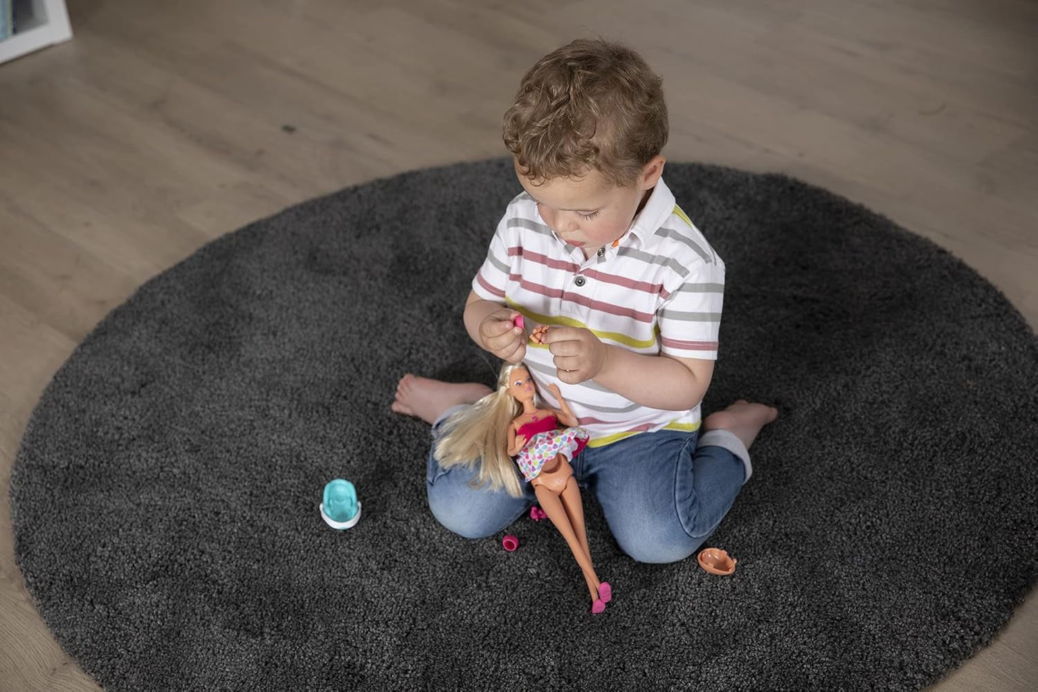 Simba 105733480 - Steffi Love Baby Bliss, lalka w ciąży i wspaniałe dźwięki, akcesoria i nosidełko dla dzieci