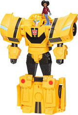 Transformatory Earthspark Spin Changer Figurka Optimus Prime (20 cm) z figurką Robby'ego Malto (5 cm), z 6 figurek Naty Shop Single Bumblebee