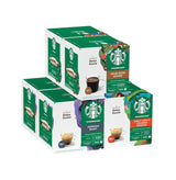 STARBUCKS Probierset, Espresso-Varianten by Nescafé Dolce Gusto Kaffeekapseln 6 x 12 (72 Kapseln) - Exklusiv na Amazon
