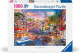 Ravensburger Puzzle 12000884 Sunset Amsterdam - 1000 elementów puzzle dla dorosłych od 14 lat Puzzle Naty Shop