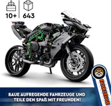 LEGO Technic Motocykl Kawasaki Ninja H2R, prezent urodzinowy dla dzieci i dorosłych, dekoracja, zabawka, model dla chłopców i dziewcząt w wieku 10+ 42170 Zestawy do budowania Besuche w sklepie LEGO