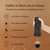 Handpresso - Handcoffee Auto 21000 | Samochodowy ekspres do kawy 12 V - 12-woltowy ekspres do kawy do samochodów | Ekspres do kawy Senseo Pad do samochodu - podróżny ekspres do kawy 12 V | Ekspres 12 V do samochodów kempingowych