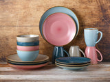 CreaTable, 22506, seria COSY DAY, 16-częściowy zestaw naczyń obiadowych dla 4 osób, usługa łączenia porcelany, można myć w zmywarce i używać w kuchence mikrofalowej, jakość produkcji