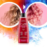 Joanna Ultra Color - Różowa odżywka koloryzująca do włosów blond i jasnych - Pastelowy róż - Naturalny połysk - Usuwa żółty odcień z włosów szaro-blond - Efekt tymczasowy - 150 ml Farba do włosów Naty Shop