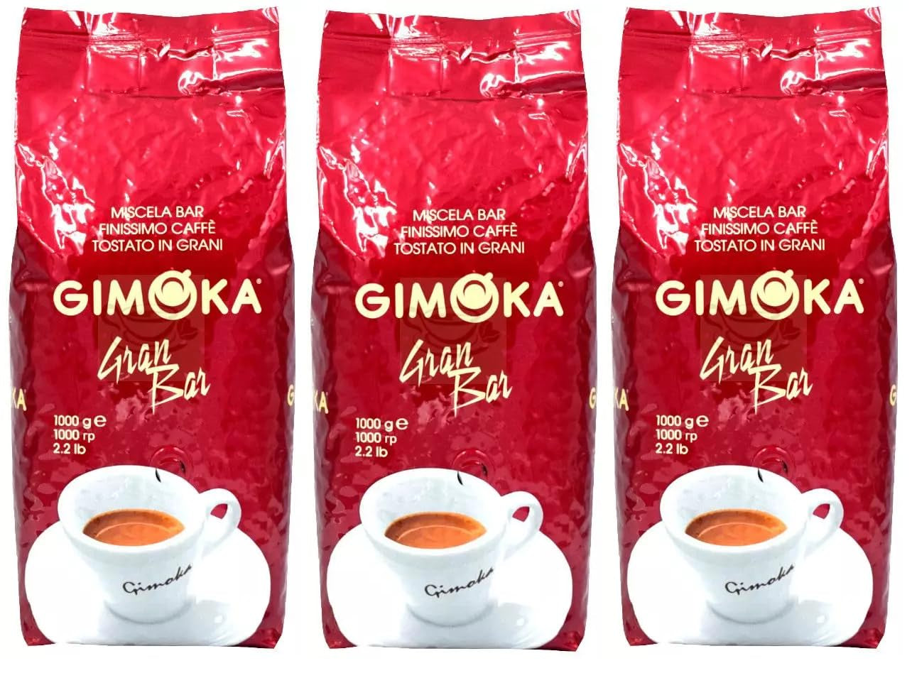 Kawa pełnoziarnista Gimoka Gran Bar 4x 1000g - Typowo włoska!