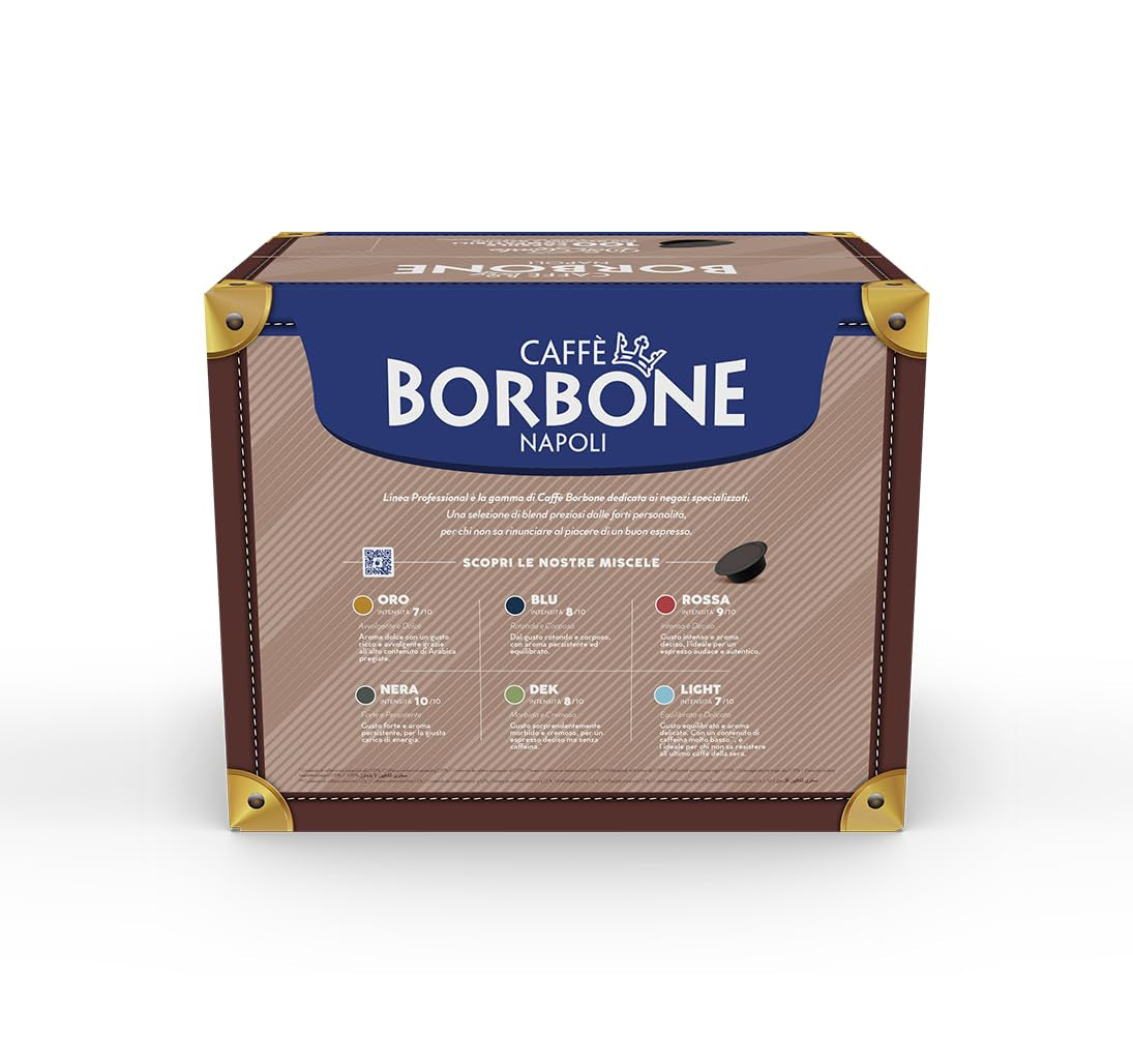 Caffè Borbone Kaffee Kapseln Don Carlo, Blue Mischung - 100 szt. - Kompatybilne z Kaffeemaschinen der Marke Lavazza®* A Modo Mio®*