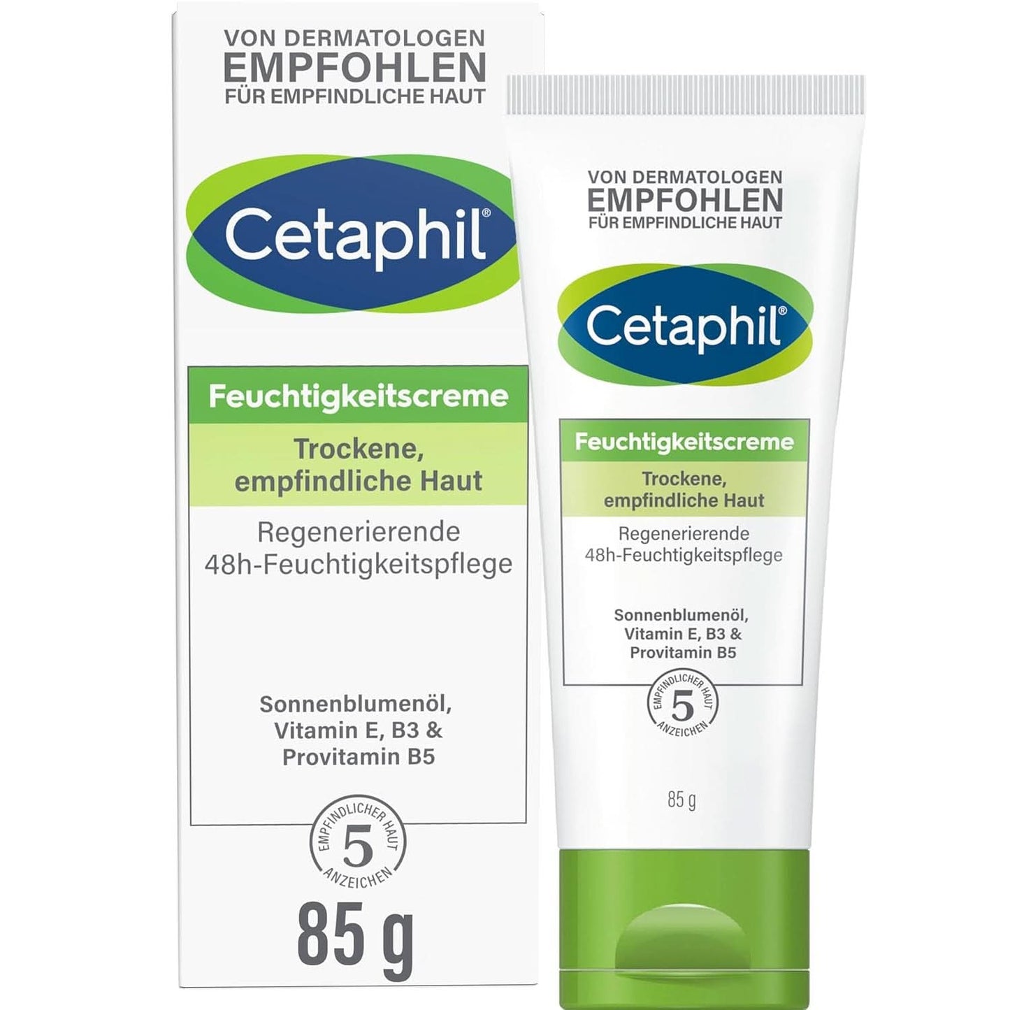Cetaphil Krem nawilżający do skóry suchej i wrażliwej 85 ml Prysznic i kąpiel Naty Shop 85 gramów Bez zapachu