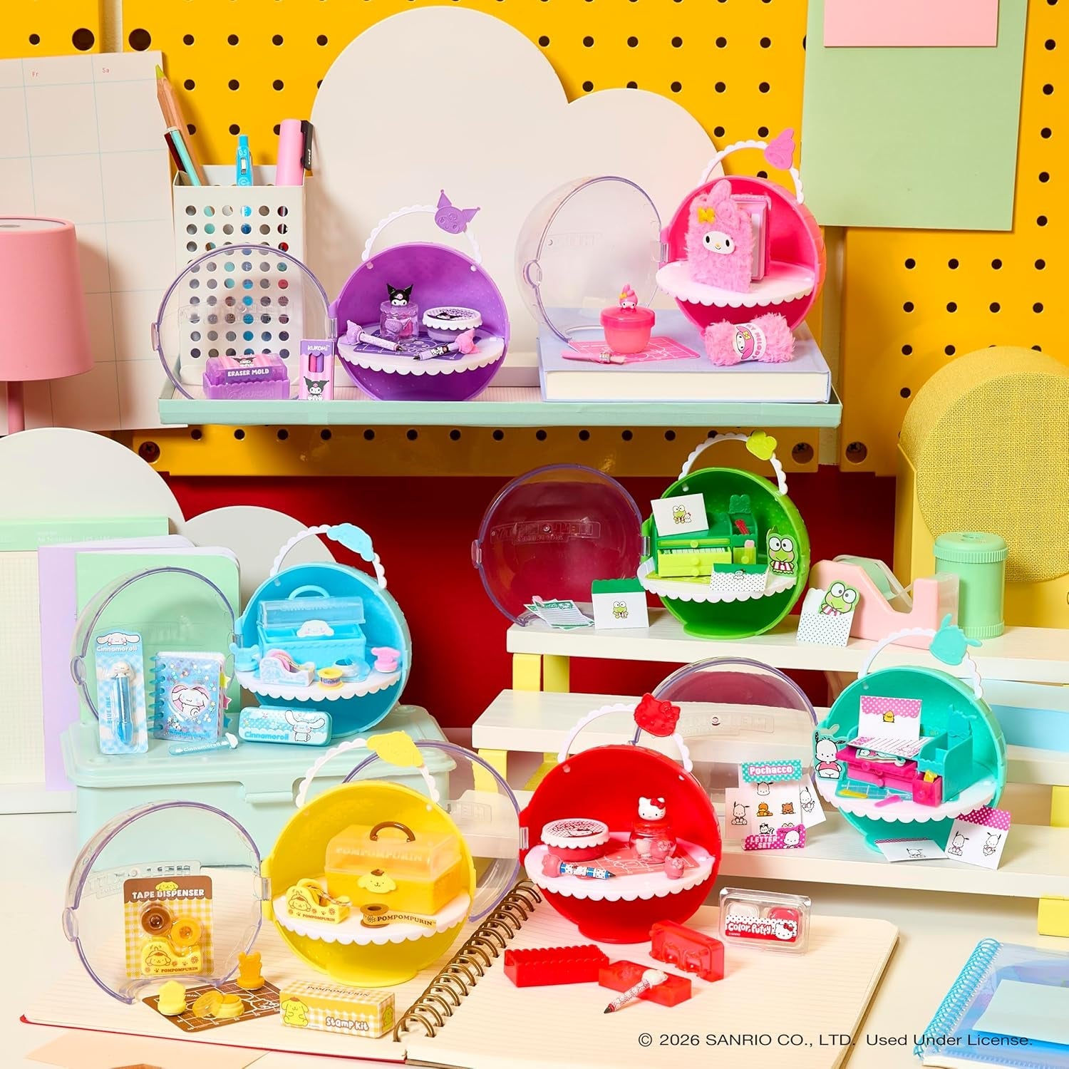 Miniverse MGA Make It Mini Hello Kitty and Friends Series 3 - Mini przedmioty kolekcjonerskie, Sanrio, repliki retro Artykuły papiernicze, rękodzieło, majsterkowanie, dla kolekcjonerów i dzieci w wieku od 8 lat