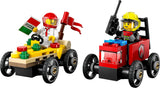 LEGO City Furgonetka dostawcza pizzy kontra. Pizza Truck — Mydelniczka dla dziewcząt i chłopców od 5 lat — Zestaw do budowania z 2 minifigurkami kierowców — Prezent urodzinowy i świąteczny 60458 Zestawy do budowania Besuche den LEGO-Store