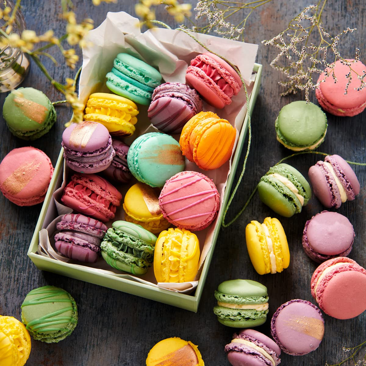 Funcakes Mix Für Macarons, Bezglutenowe: Einfach Zu Berübenen, Perfekt Hausgemachte Macarons, Köstlicher Mandelgeschmack, Halal-Zertifiziert, 300G Mieszanka do pieczenia i gotowania Naty Shop