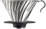 Metalowy kroplownik do kawy V60