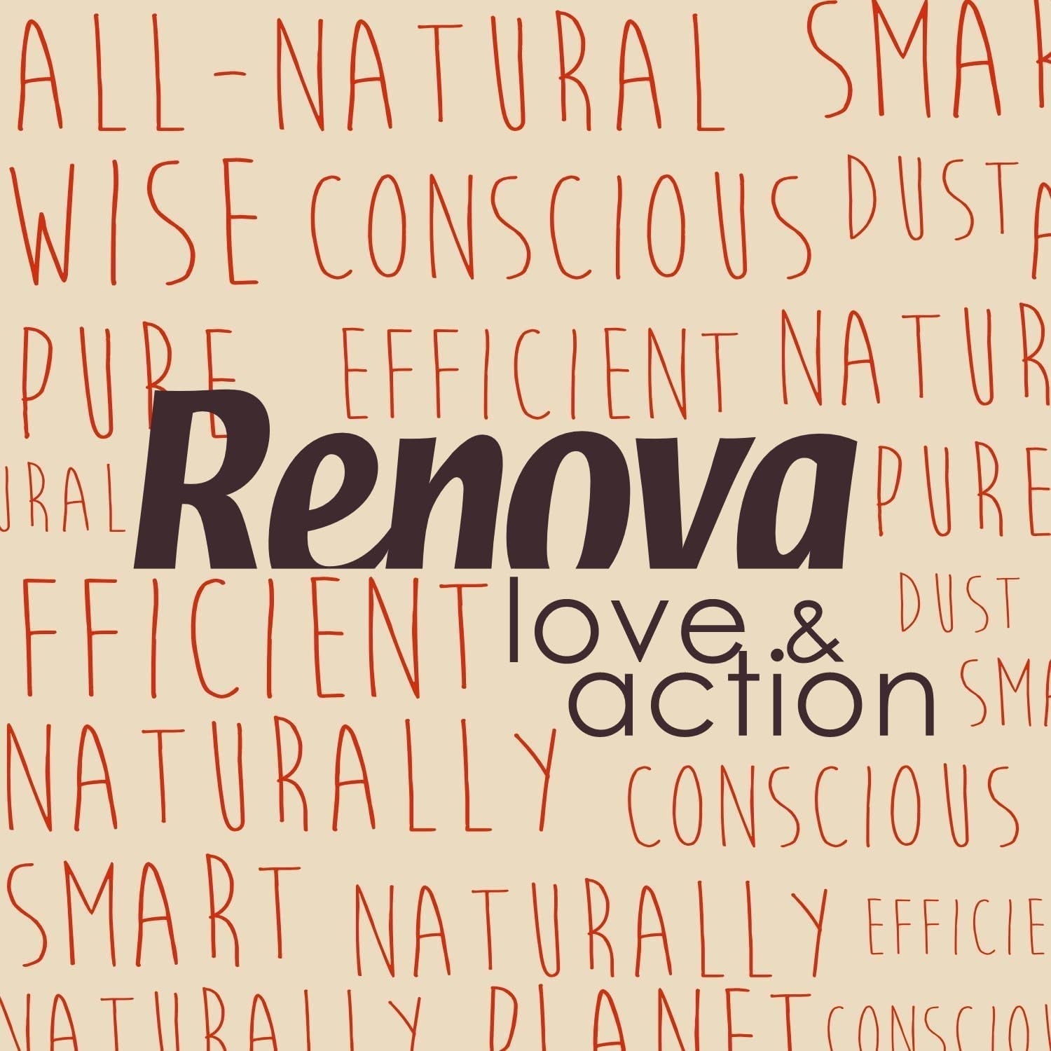 Papier toaletowy Renova Eco Love & Action, 4 sztuki