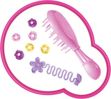 Simba 105733640 - Steffi Love Flower Hair, lalka z bardzo długimi włosami, zawiera 6 spinek, warkocz i grzebień, 29 cm, wiek 3+