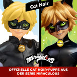 BANDAI - Cudowna Biedronka - Lalka Manekin 26 cm - Motan Noir - Oficjalnie licencjonowany Miraculous - Przegubowa lalka Motan Noir - Zabawka dla dzieci w wieku od 4 lat - P50002