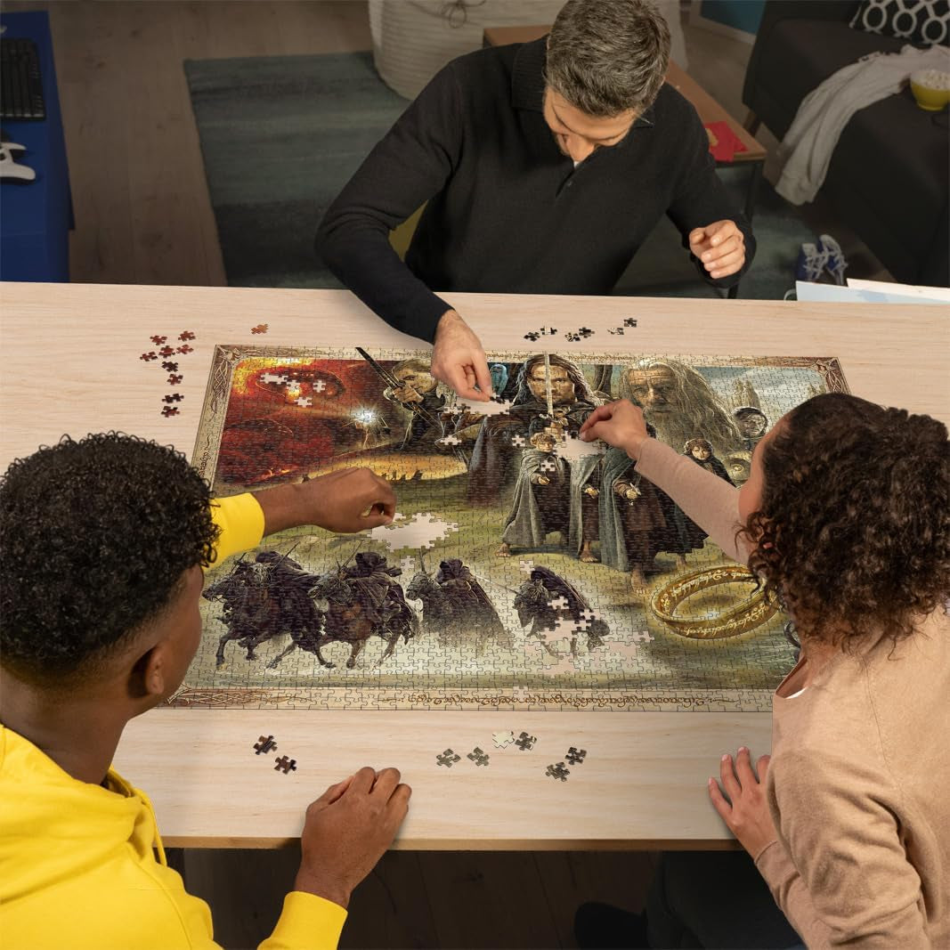 Ravensburger Puzzle 16927 - LOTR: Drużyna Pierścienia - Władca Pierścieni Puzzle 2000 elementów dla dorosłych i dzieci powyżej 14. roku życia Puzzle Naty Shop