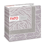 Fato - Serwetki papierowe suche, airlaid, efekt tekstylny, opakowanie 50 serwetek, 40X40 złożone w formacie 4, Tropicana Decor