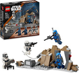LEGO Star Wars: Mandaloriańska zasadzka na Mandalore Zestaw bojowy, przygoda do budowania dla dzieci, kolekcjonerski zestaw akcji, pomysł na prezent dla chłopców i dziewcząt 75373 Zestawy do budowania Besuche den LEGO-Store Default Title