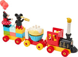 LEGO 10941 DUPLO Disney Urodzinowy pociąg Mikiego i Minnie, zabawkowy pociąg z ciastem i balonami, prezent dla dzieci od 2 lat Zestawy do budowania Besuche den LEGO-Store