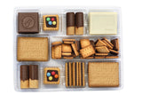 Bahlsen Our Biscuits Family, opakowanie 9 sztuk, mieszanka herbatników z 7 rodzajami chrupiących herbatników czekoladowych (9 x 280 g)