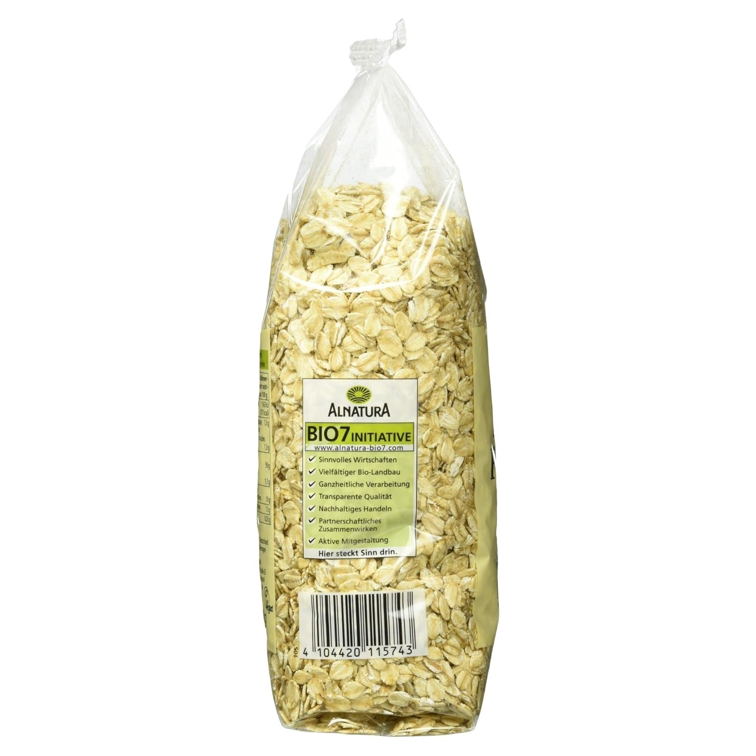 Duże organiczne płatki owsiane, 500g