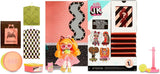 LOL niespodzianka! 570776E7CAZ JK Mini Fashion Doll - 15 niespodzianek, ubrań i akcesoriów - Kolekcje - Neon QT