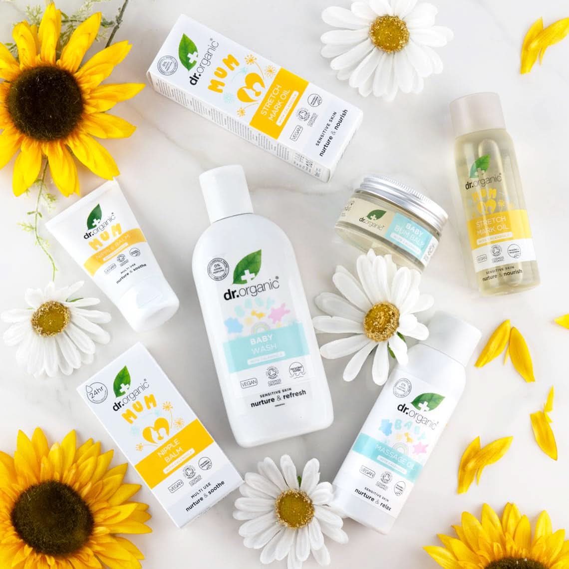 Dr Organic Balsam do sutków z nagietkiem, lanoliną, naturalną ulgą, na rany i popękane sutki, 30 ml Akcesoria Żywność i karmienie piersią Bebe Naty Shop