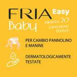 Chusteczki nawilżane Easy Baby z ekstraktem z aloesu i miodu nawilżające skórę, testowane dermatologicznie, opakowanie 20 szt. chusteczek