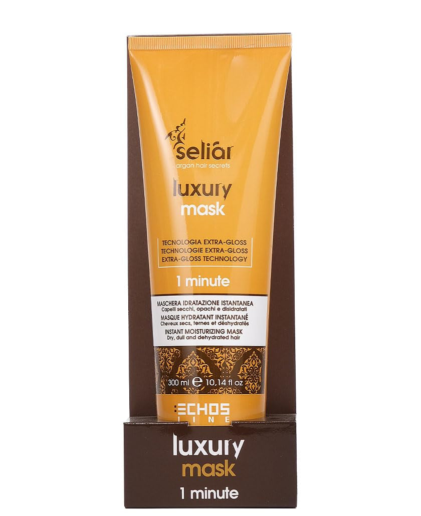 ECHOSLINE Seliar Luxury Instant Moisturizing Mask do włosów suchych i odwodnionych 300 ml Maska do włosów Naty Shop