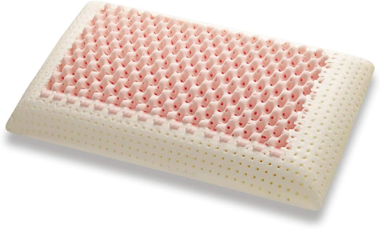 Marcapiuma - Para poduszek podtrzymujących szyję - Miss & Mister - Część ultra oddychająca - Pokrycie 100% bawełny - Ortopedyczne - Pianka Visco Pillow Memory Foam - PRODUKT MEDYCZNY - Made in Italy Standardowe poduszki Naty Shop