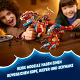 LEGO Dreamzzz 2-w-1 Coopers Dino-Mech C-Rex Zabawka Pterodaktyl T.Rex Figurka dla chłopców i dziewcząt Kreatywny zestaw zabawek przygodowych Prezent dla dzieci w wieku 9 lat 71484 Zestawy do budowania Beuche den LEGO-Store