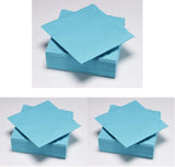 50 serwetek, wacik, 33 x 33 cm, 2 warstwy, turkusowy, celuloza Fsc, 33 x 33 cm (zestaw 3 szt.)
