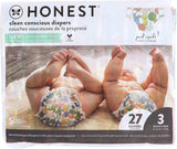 – Ekologiczne i wysokiej jakości pieluszki jednorazowe Pandy rozm. 3 (7,3–12,7 kg), 27 sztuk