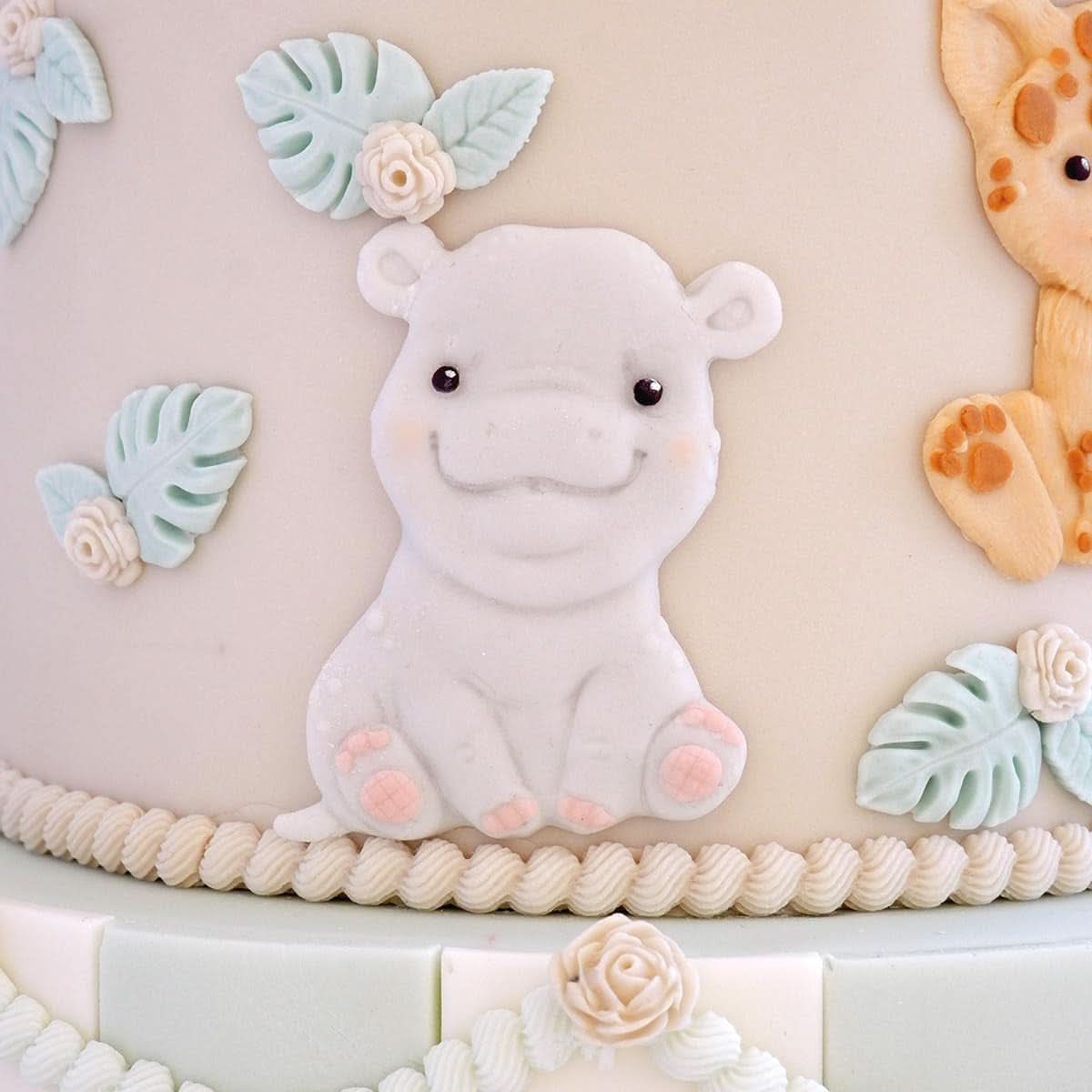 Katy Sue, Odlew silikonowy Sweet Safari, Hipopotam kuchenny Naty Shop