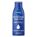 NIVEA Bogate mleczko do ciała, intensywnie odżywczy krem ​​do ciała z olejkiem migdałowym, 400 ml Pod prysznic i do kąpieli Naty Shop