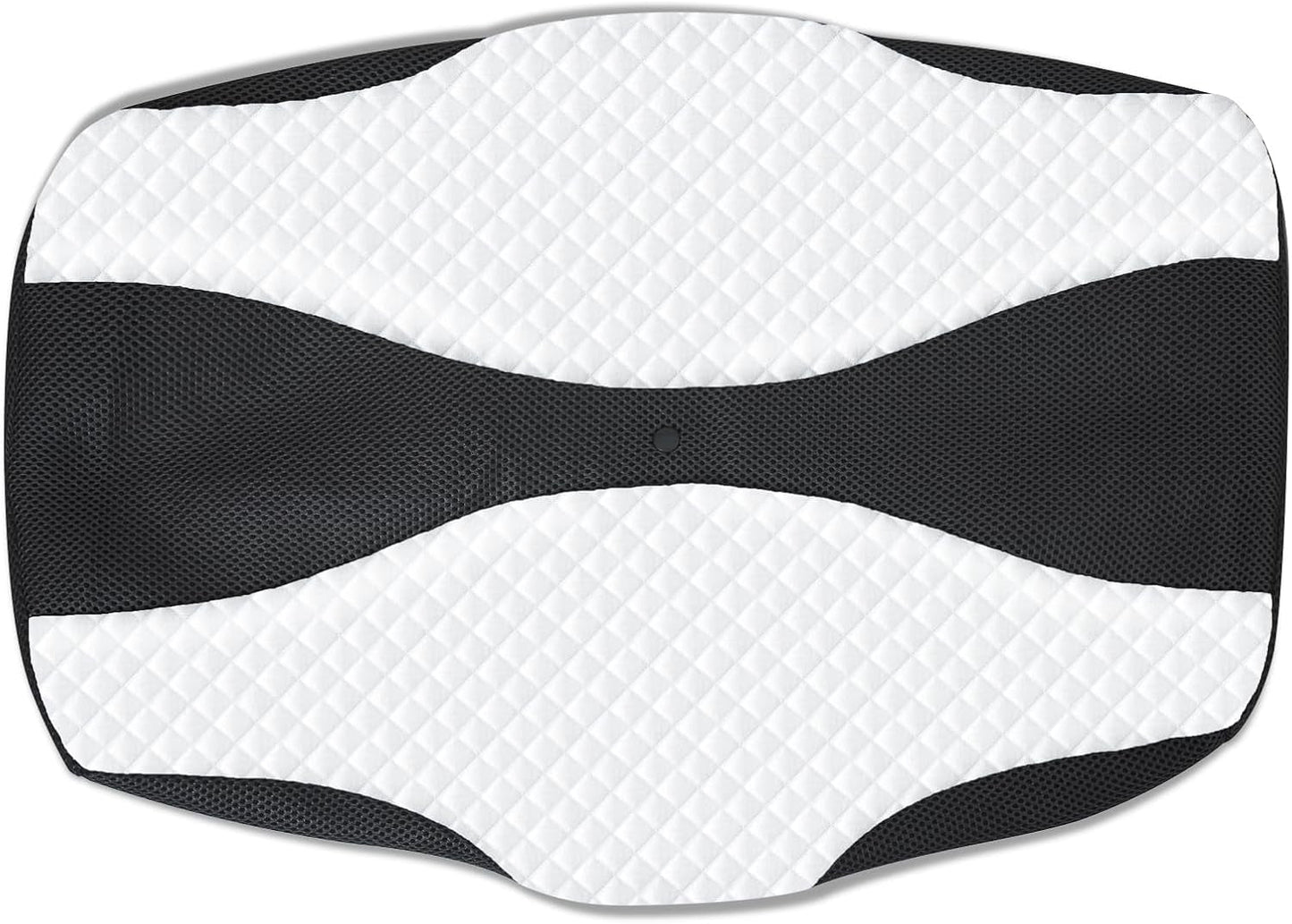 SAHEYER Poduszka ortopedyczna Poduszka podtrzymująca szyję Poduszka pod głowę Ergonomiczna poduszka pod szyję Poduszka boczna do spania 60 X 40 X 13/11 cm Poduszka z pianki Memory do spania bocznego Poduszki ortopedyczne na brzuch na plecach Naty Shop Czarna poszewka na poduszkę
