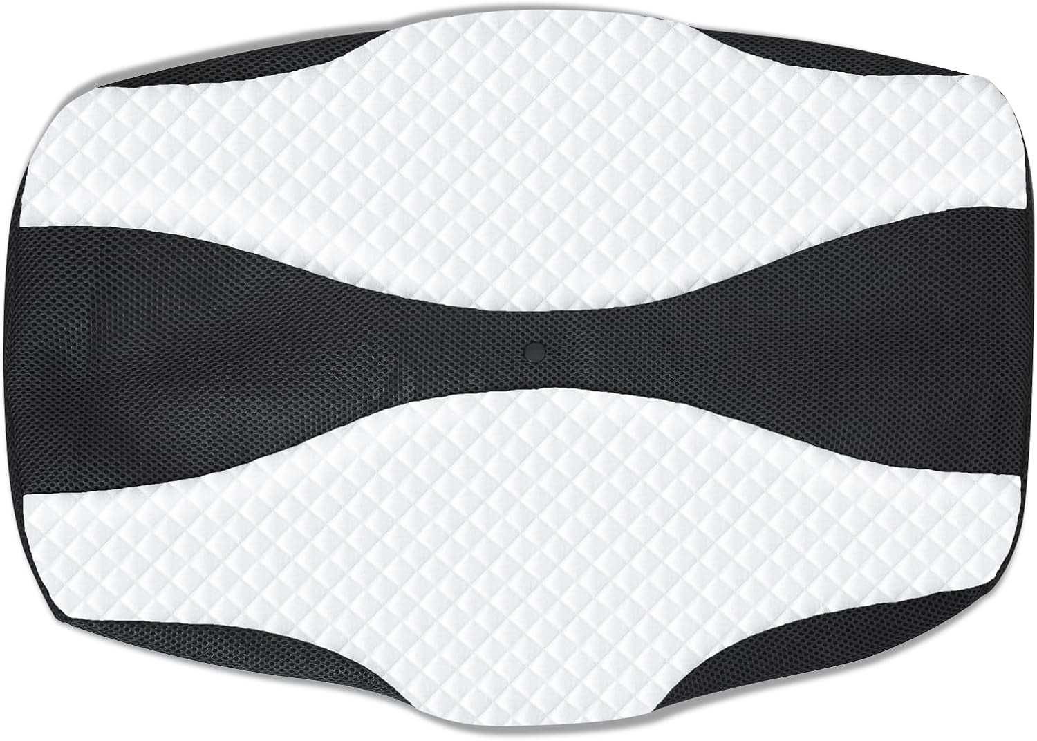 SAHEYER Poduszka ortopedyczna Poduszka podtrzymująca szyję Poduszka pod głowę Ergonomiczna poduszka pod szyję Poduszka boczna do spania 60 X 40 X 13/11 cm Poduszka z pianki Memory do spania bocznego Poduszki ortopedyczne na brzuch na plecach Naty Shop Czarna poszewka na poduszkę