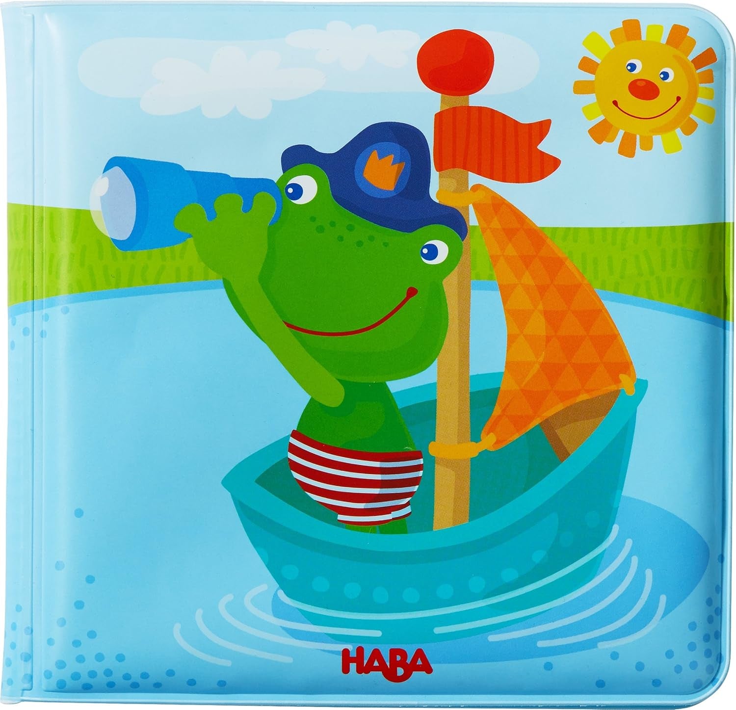 HABA 302634 Kapitan Żaba 2 książeczka do kąpieli, zabawka dla najmłodszych Baby Toys Naty Shop
