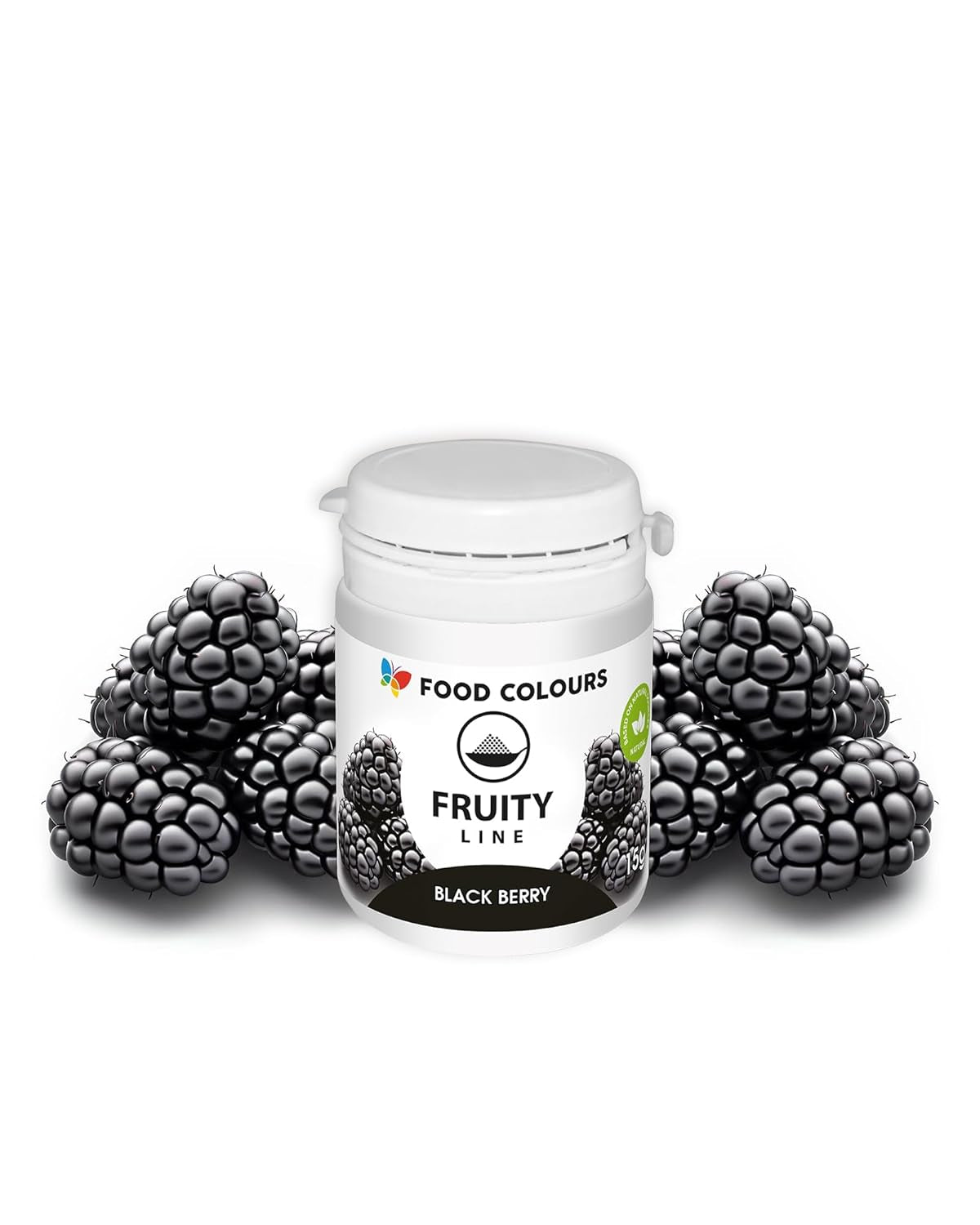 Barwnik spożywczy w proszku barwnik naturalny Fruity Line BLUEBERRY 20G naturalny barwnik w proszku do kremów polewa biszkoptowa do ciasta w proszku barwnik spożywczy do galaretek do napojów
