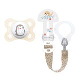 Smoczek MAM Clip It! Broach & Original S226 Skinsoft™ silikon, wyjątkowo miękki, dla dzieci od 0+ miesiąca