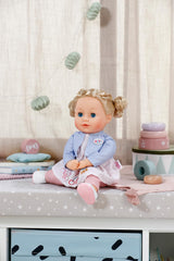 BABY Born Sophia Rose - miękka lalka 36 cm - Lalka o wysokiej jakości blond włosach i zaspanych oczach - Odpowiednia dla dzieci od 1 roku