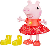 Świnka Peppa Świnka Peppa Lalka na imprezę w błotnej kałuży - wersja niemiecka, różowa lub różowa Naty Shop Lalki Impreza w błotnistej kałuży