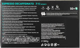 Kapsułki Espresso Forte 50 do profesjonalnego ekspresu Nespresso - Intensywność 7/10 - UTZ-zertifiziert & Espresso Decaffeinato 50 saszetek do profesjonalnego ekspresu Nespresso - Intensywność 7/10