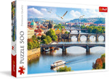 Trefl, Puzzle, Praga, Czechy, 500 elementów, Jakość Premium, Dla dorosłych i dzieci powyżej 10 lat Puzzle Naty Shop Multicolor